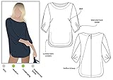 Style Arc Sewing Pattern - Sadie Tunic (Sizes 18-30)