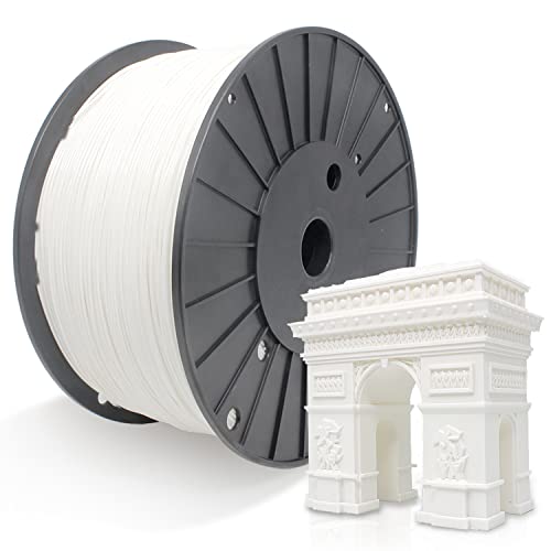 Image of Reprapper White PLA Filament Spool for 3D Printer 1.75mm (± 0.03mm) 11lb (5kg)