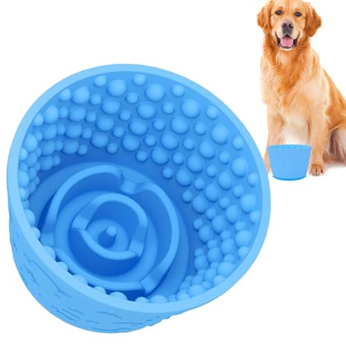 Slow Feeder Dog Bowls, Anti-slip Dog Feeder Bowl, Interactive Dog Feeder, Anti Gulping Dog Bowl, Healthy Eating Dog Bowl, Dog Bo