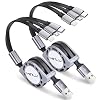 Minlu Multi Charging Cable 3A 2Pack...