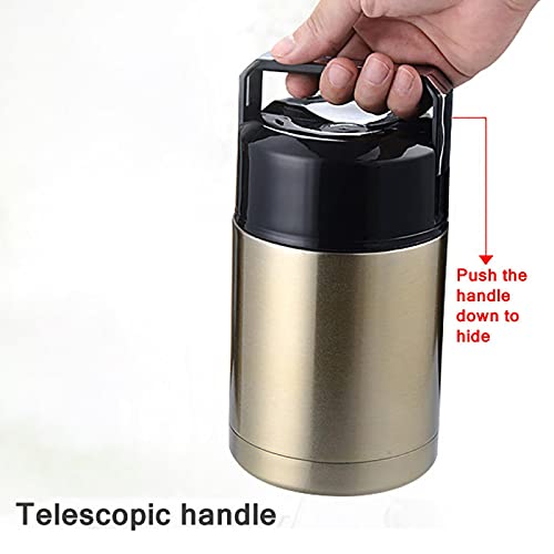 Draagbare Thermos Cup RVS Vacuüm Flask, Stoofbeker, Stoofpot, Student'S Geïsoleerde Lunch Box, Wordt geleverd met een… - Image 6