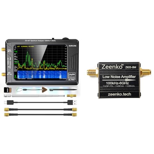 Image of AURSINC Tinysa Ultra+ ZS407 7.3GHz Spectrum Analyzer with ZK05-BM LNA