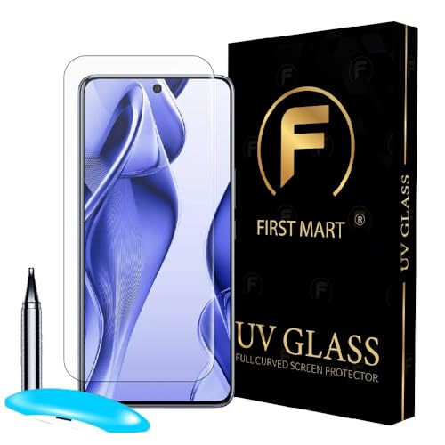 Image of FIRST MART Military-Grade Gorilla UV Tempered Glass For Vivo V50 / Vivo V50e 5G - 9H Hardness, Edge-to-Edge, Bubble-Free