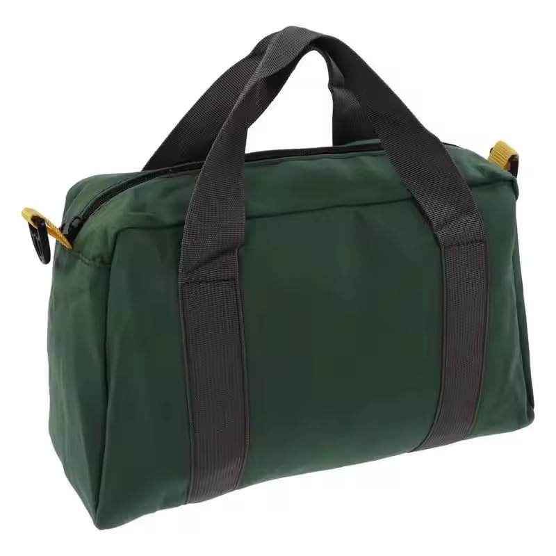 Portable Tools Bags Wide Mouth Tool Bag Canvas Waterproof High Capacity Storage Handbag for Technicians 12inch