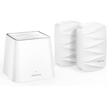 Meshforce Mesh WiFi System M3 (2023 Model) - Up to 4,500 sq. ft. Whole Home Coverage - Gigabit WiFi Router Replacement - Mesh Router for Wireless Internet (3 Pack)