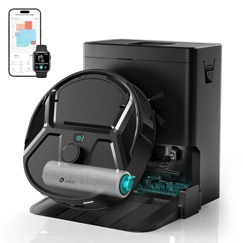 Image of Lefant Robot Vacuum and Mop, 18000Pa Strong Suction, Self-Cleaning with Auto Drying, LiDAR Navigation & Obstacle Avoidance, Tangle-Free Pet Hair, Slim, 800ml Dustbin, 5G WiFi
