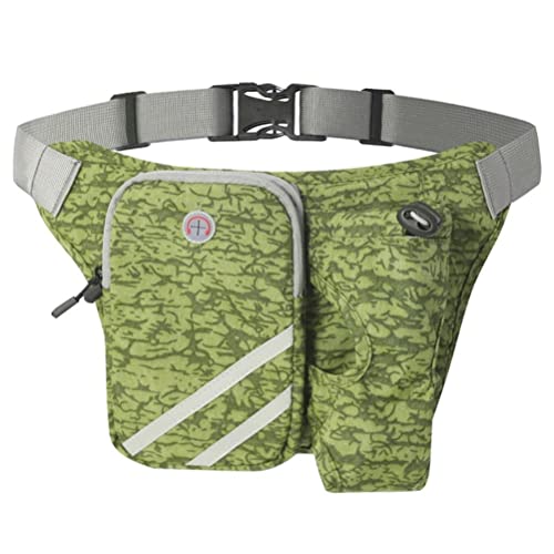 Nuryme Riñonera con soporte para botella de agua, cinturón de hidratación para hombres y mujeres, riñonera para caminar, senderismo, escalada, fitness Cover