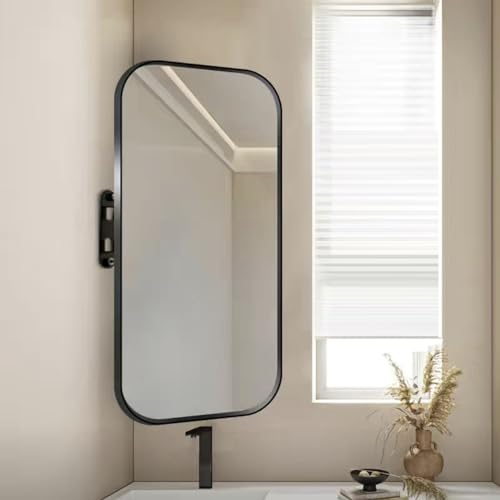 Miroir mural pivotant pour angles sombres et petites pièces