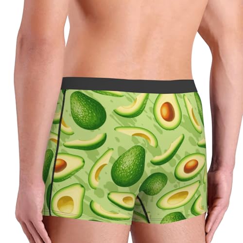 Green Avocado Mens Underwear Boxer Briefs For Men’s -3