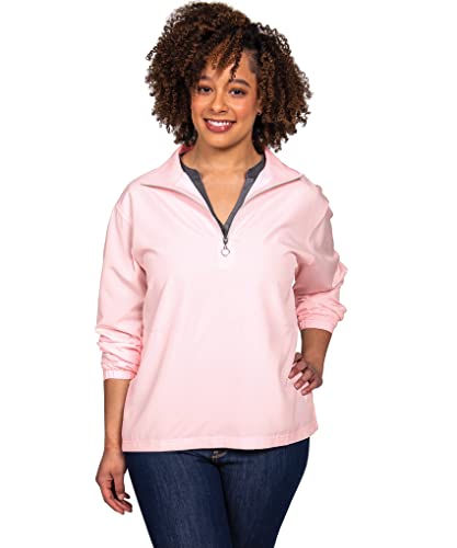 Image of Charles River Apparel Women's Beacon Lightweight Pullover Anorak Windbreaker Jacket