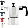 Grosche milano moka pot 3 espresso cup 5 oz stovetop espresso percolator coffee makerportable ideal for home and camping  urban country home decor