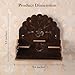 4OUR FAITH Wooden Wall Mounted Hanging Puja Temple|God Stand for Pooja Room Mandir| Devghar Stand Temple| Home Temple|Table Top Mandir |Home Wall Temple Waterproof