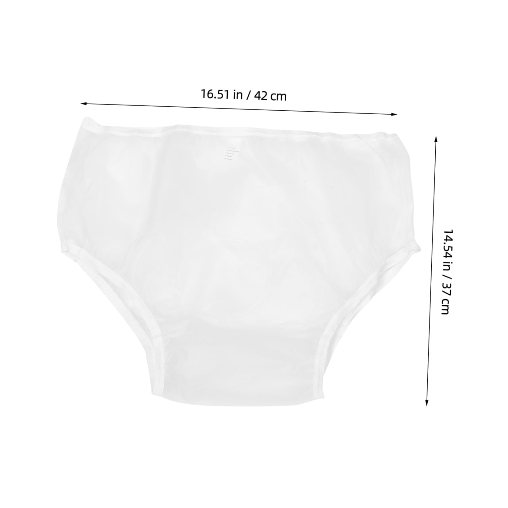 BCOATH Leakproof Adult Diaper Covers 2pcs Washable Reusable Eva Diaper Pants for Elderly Soft Comfortable Breathable