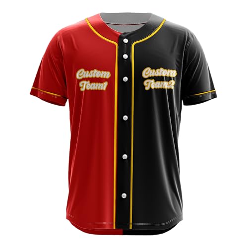 Custom Two Team Baseball Jersey, Personalized Baseball Jersey Men Women Youth, Custom Baseball Jerseys for Teams miniatura 1