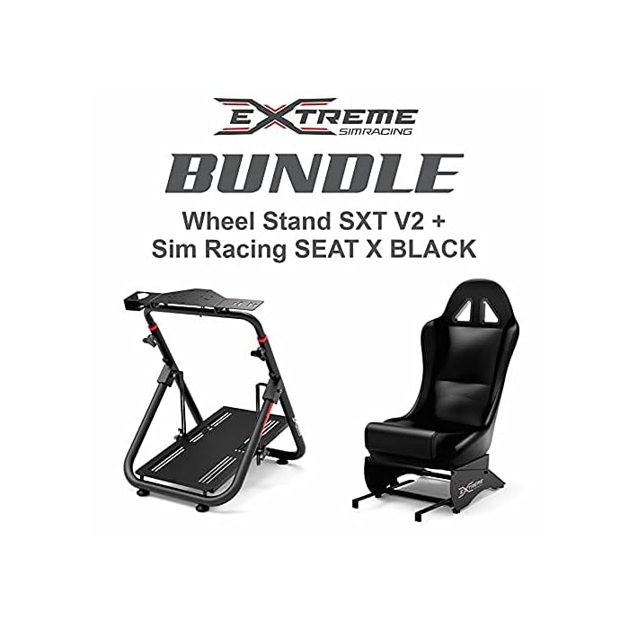 Buy Extreme Sim Racing Bundle Wheel Stand Cockpit SXT V2 Racing