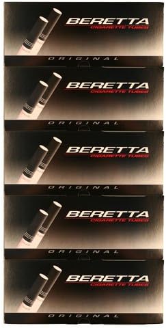 Beretta Original King Size Cigarette Tubes - 200ct per Box [5-Boxes]