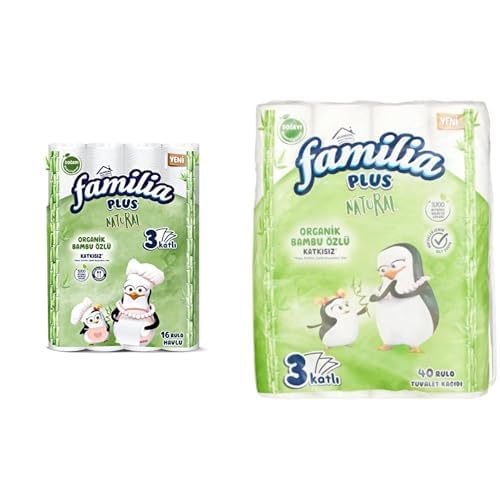 Familia Seti | Plus Natural 16'lı x1 + Plus Natural 40'lı Paket x1