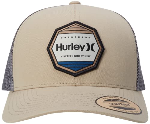 Image of Hurley Men's Caps - Fairway Trucker Mesh Baseball Cap - Snap Back Hats for Men