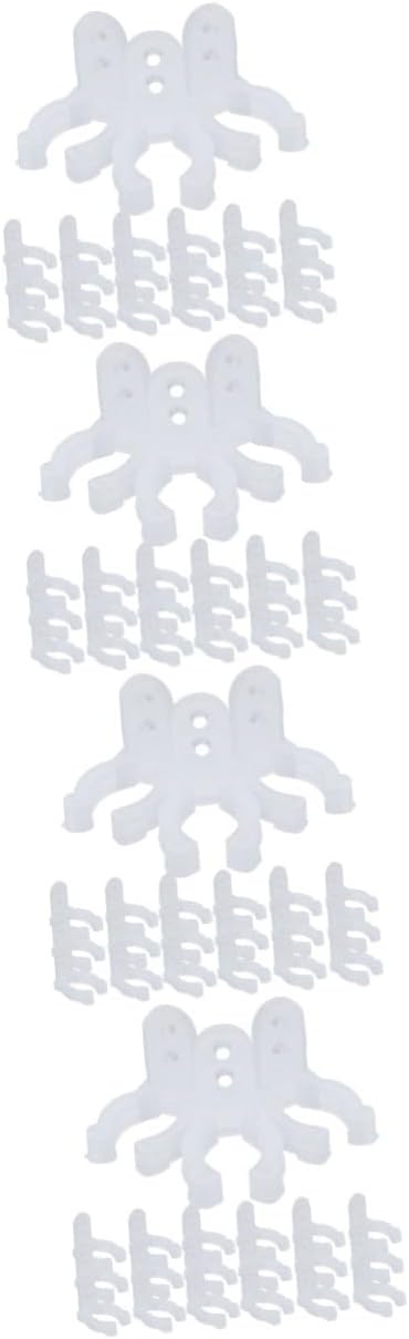 Garneck 120pcs Led Neon Rope Light Mounting Clips Indoor Outdoor Use Christmas Light Holder