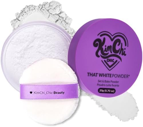 KimChiChic Beauty That White Powder Set & Bake Loose Setting Powder Makeup