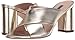 Stuart Weitzman Women's GALENE Sandal, Platino Metallic Nappa, 9.5 Medium US