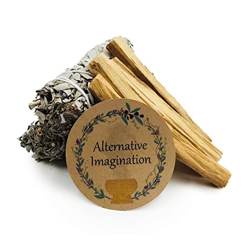 White Sage And Palo Santo Incense Set - Smudge Kit Refill For Altar Supplies, Meditation Tools, Home Fragrance, Smudging Ceremonies And Rituals Made By Alternative Imagination #TOP7