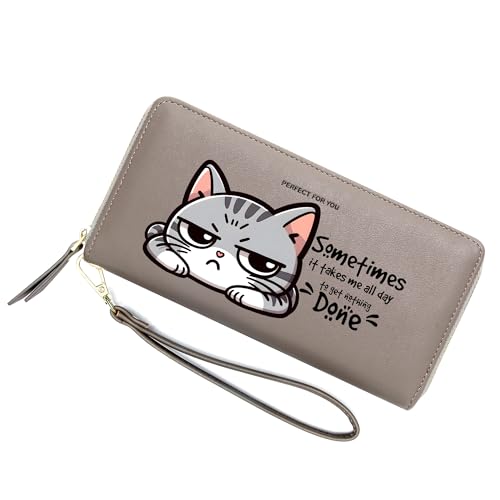 ZRTARY Cute Animal Personalized Wallets for Women,Birthday Gift,Holiday Gift,Commemorative Gift for Lover,Parents,Grandparent,Friend 1304m