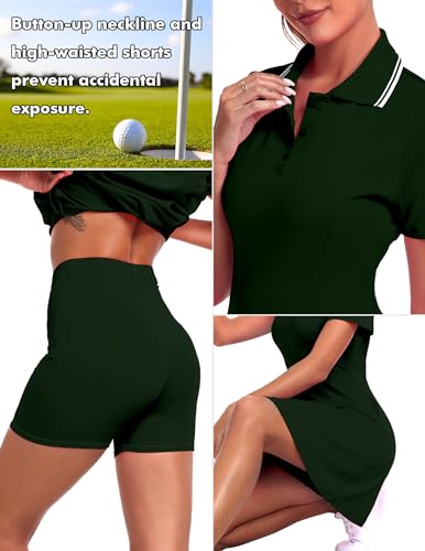 Womens-Golf-Dress-Tennis-Dresses-Workout-Athletic-Dress-with-ShortsShort-SleevePocket