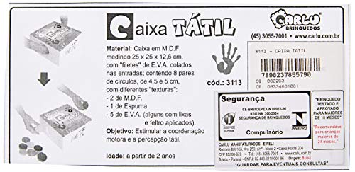 Carlu Brinquedos Caixa Tátil