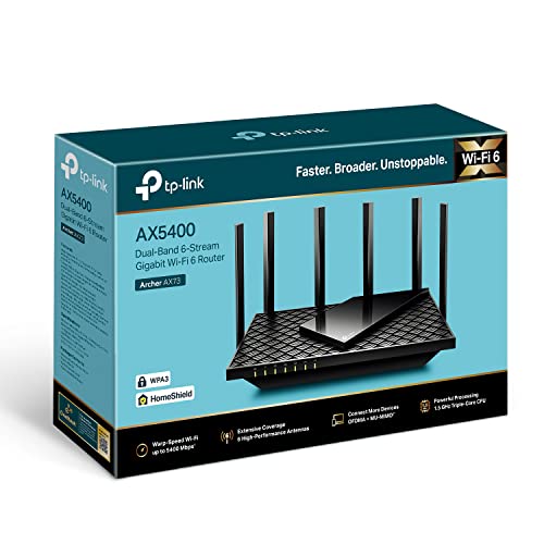 Roteador Wi-Fi 6 TP-Link Archer AX73 Gigabit Dual Band AX5400 glide