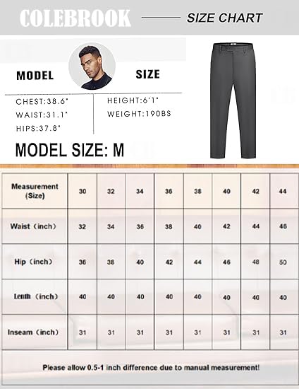 Image of CB-COLEBROOK Luxury PV Stretchable Classic Casual Pants for Men | Stylish Ankle Fit Men's Wear Premium Trousers for Office or Party | Mens Fashion Dress Trouser with 4 Pockets & Suit Pant's
