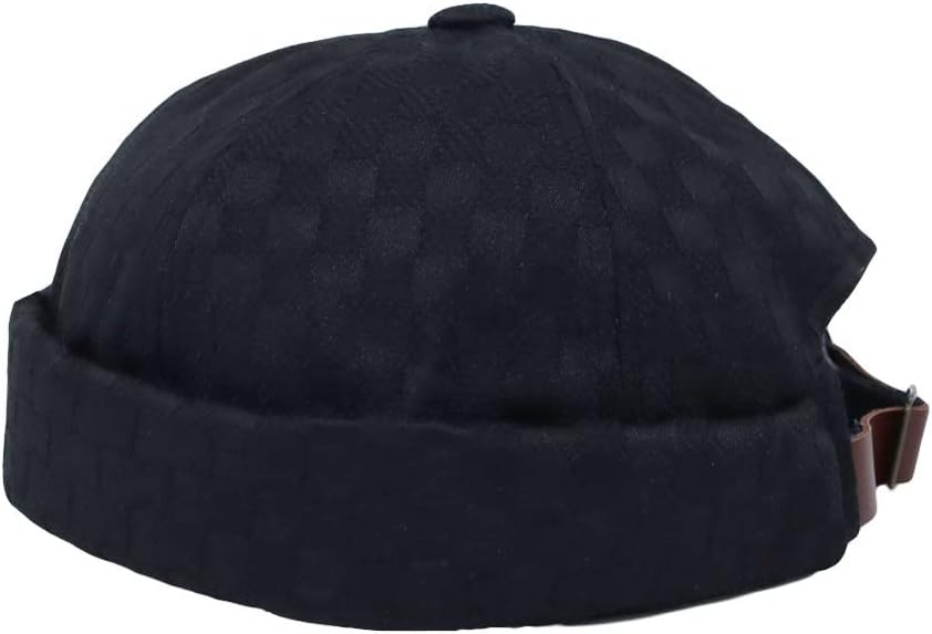 WITHMOONS Watch Cap Beanie Plaid Docker Brimless Harbour Hat YT51432
