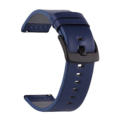 Bracelet en cuir véritable 18mm compatible Garmin Vivoactive 3S 4S Venu 2S