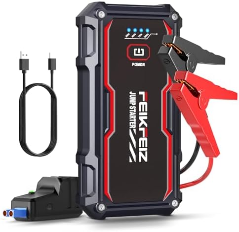 Car Jump Starter, 4000A 21800mAh Car Battery Starter (for 8.0L Pe...