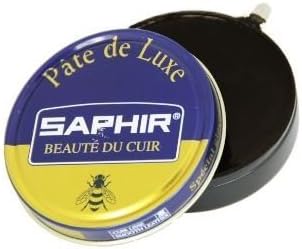 Saphir Beaute Du Cuir Pate De Luxe High Gloss Dark Brown Shoe Polish 50ml