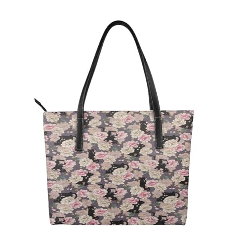Sac à bandoulière en polyuréthane pour femme imperméable style grand fourre-tout