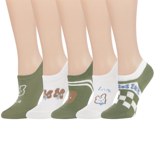 Image of Benefeet Sox Funny No Show Socks Womens Girls Fun Animals Novelty Low Cut Socks Cute Crazy Sock Non Slip Christmas Gifts