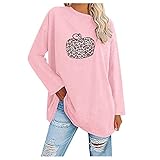 ❤ Eigenschaften: Damen-Herbst- und Winter-Langarm-Tops, lässige Rundhals-Tops, locker, stilvoll und elegant. Perfekt für Basis- oder Alltagskleidung.