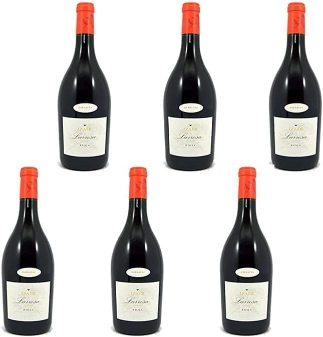 Vino Tinto D.O.Ca Rioja Izadi Larrosa Negra 2022, Pack 6 Botellas 75cl