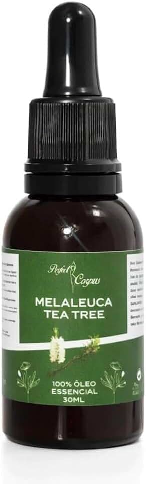 Óleo Essencial de Melaleuca (Tea Tree) 30ml - Contra Micose e Acne - 100% Puro e Natural