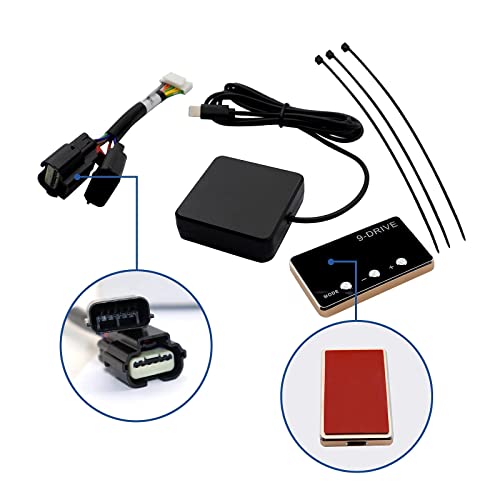 SecosAutoparts Throttle Response Controller 9 Drive 9-Mode Smart Electronic Accelerator Compatible with Ford F150 F250 Mustang Explorer Raptor Edge Fit for Land Range Rover Fit for Mazda BT5O Cx9