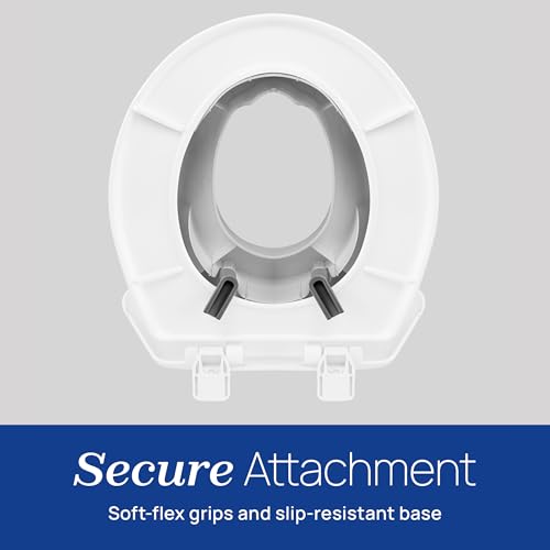 Image of Chicco Toilet Topper, Easy-Clean Slip-Resistant Surfaces, Adjustable Soft-Flex Spray Shield and Grips, For children up to 60 lbs