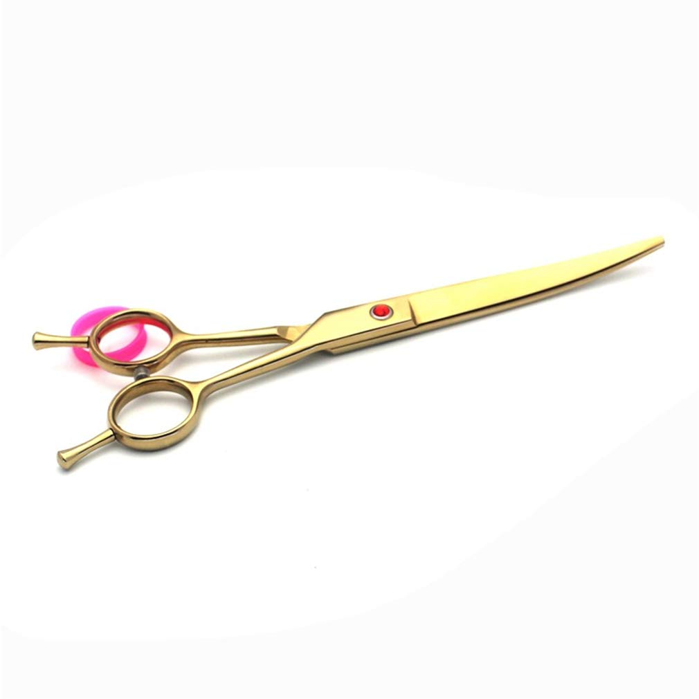7,0 Pollici Pet Grooming Scissors Kit, Professionista Cani E Gatti Forbici Set in Acciaio Inox 4 Pezzi Pet Grooming Haircut Strumenti, per Salon, Barber