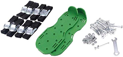 LNDDP 1 Pair Lawn Grass Aerator Spikes Nail Shoes Cultivator Sandals Yard Garden Tool - Black, Home Useful Tools