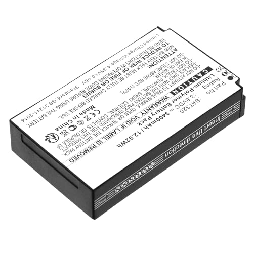 Synergy Digital 2-Way Radio Battery, Compatible with Inrico T320 2-Way Radio, (Li-Pol, 3.8V, 3400mAh) Ultra High Capacity, Replacement for Inrico B-87C Battery