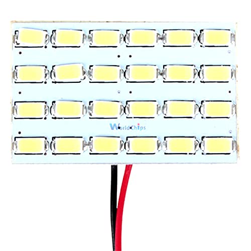 Miniatura 3 de 12 V 3 W 24 LED tablero interior del coche cúpula ahorro de energía lámpara de la placa 5730 módulo lectura lámpara luz súper brillante 1.732 x