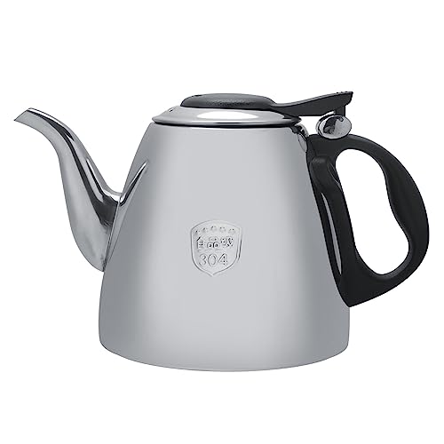 1.2l 1.5L Stovetop Teapot Stainless Steel Stove top Teapot Tea Coffee Pot Kettle Heat Resistant Handle(1.2L)