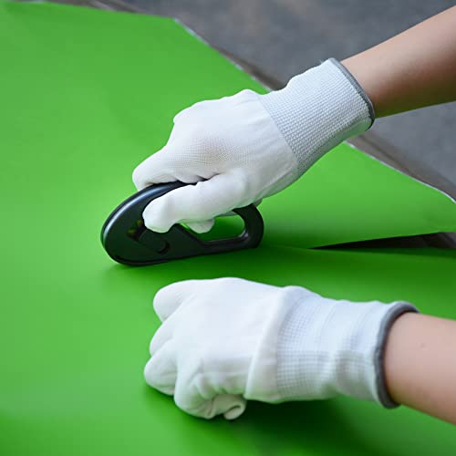 Image of FOSHIO Vinyl Magnets Window Tint Kit, 6PCS Car Wrap Magnets & Vinyl Wrap Gloves, Felt Squeegee and Felt Tape, Utility Knife Set Wrapping Paper Cutter, Micro Squeegee Corner Squeegee Window Tint Tools