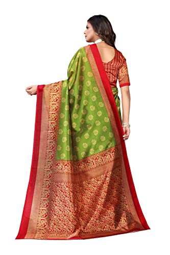 Sari de seda india para mujer con blusa sin coser pack de 2 prendas elegantes 6