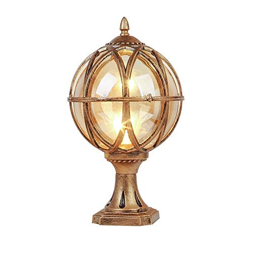 Lampe de colonne extérieure étanche pour sécuriser vos allées
